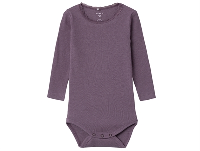 Name It arctic dusk melange rib body