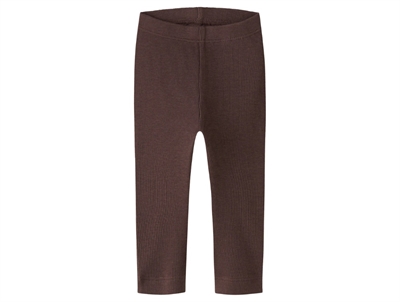 Name It leggings french roast med ribstrik