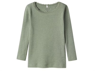 Name It lily pad melange rib top