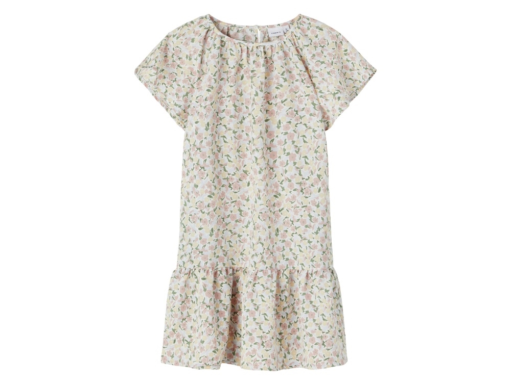 Name It Kjole Flower Violet Ice - Str. 11y 146cm