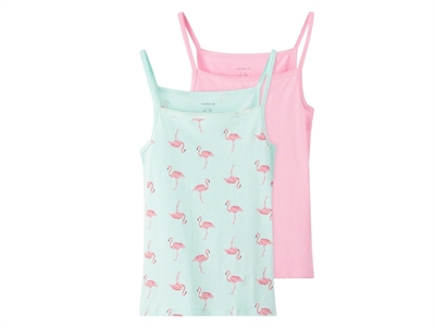 Name It glacier undertrøje flamingo (2-pak)