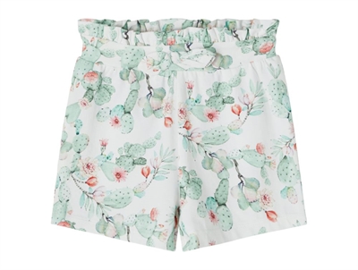 Name It shorts white alyssum print