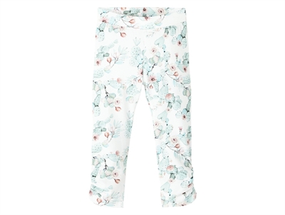 Name It leggings white alyssum print