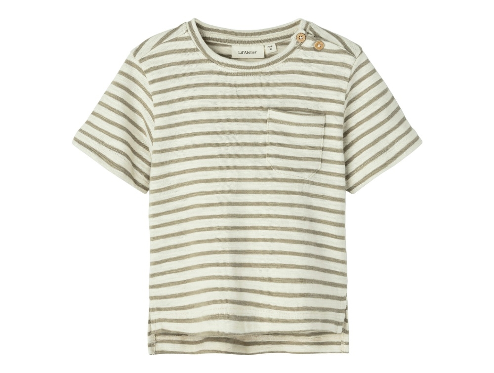 Lil Atelier T-shirt Eddy Turtledove - Str.    7-8y 122/128cm