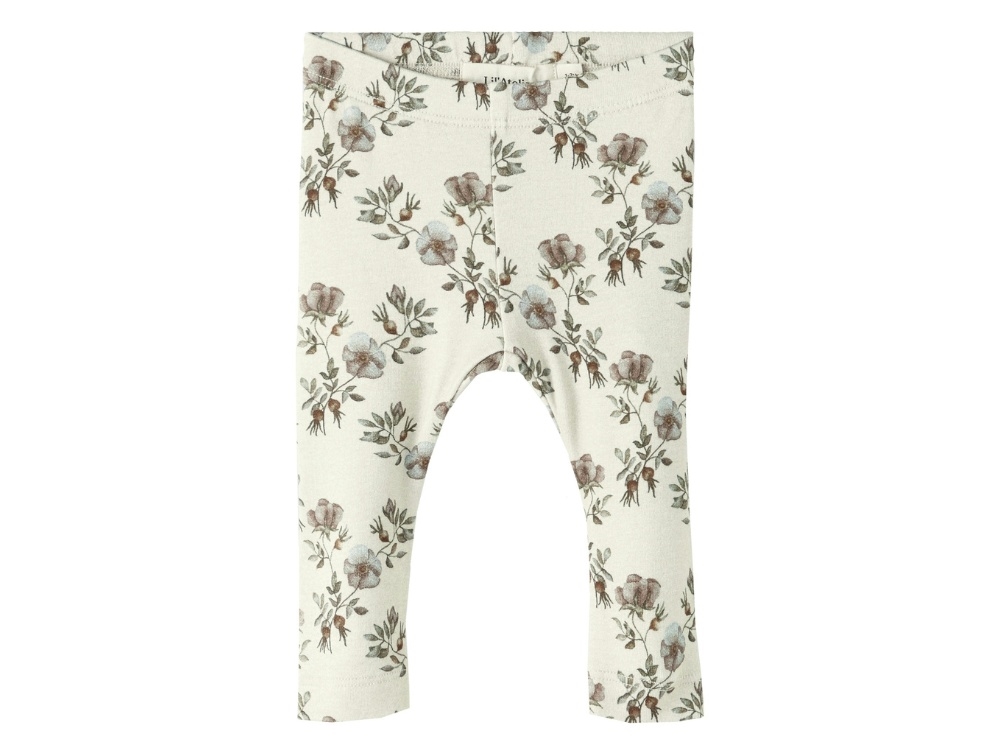 Lil Atelier Leggings Turtledove Print - Str. 3m 62cm