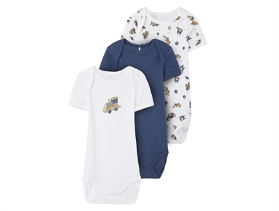Name It dark denim body trælegetøj (3-pak)