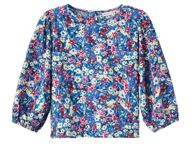 Name It nouvean navy bluse blomster