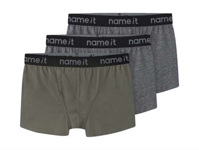 Name It boxershorts i grøn og grå 3 pak