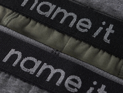 Name It boxershorts i grå melange med logo elastik