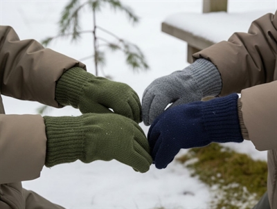 Name It olive night mix fingervanter akryl (3-pak)