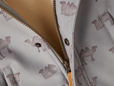 Lil Atelier wet weather overgangsjakke kameler