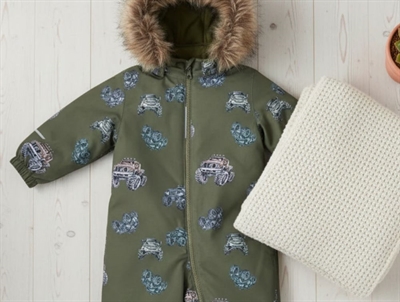 Name It flyverdragt olive night trucks