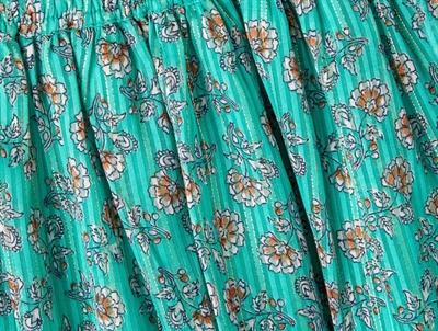 Name It emerald nederdel blomster/glitter