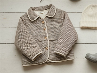 Lil Atelier rocky road jakke short loose tern