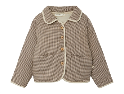 Lil Atelier rocky road jakke short loose tern