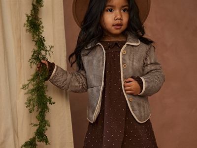 Lil Atelier rocky road jakke short loose tern