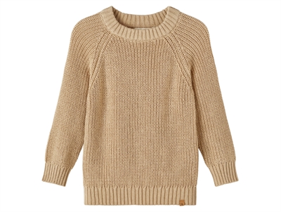 Lil Atelier striktrøje warm sand