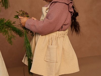 Lil Atelier warm sand kjole overall