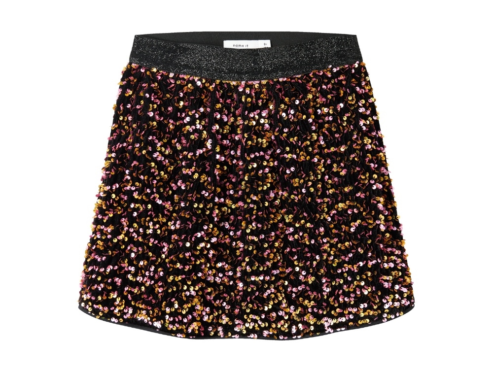 Name It Grape Juice Paillet Nederdel - Str. 11y 146cm