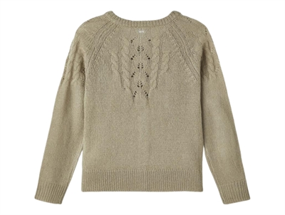 Name It dried sage cardigan strik