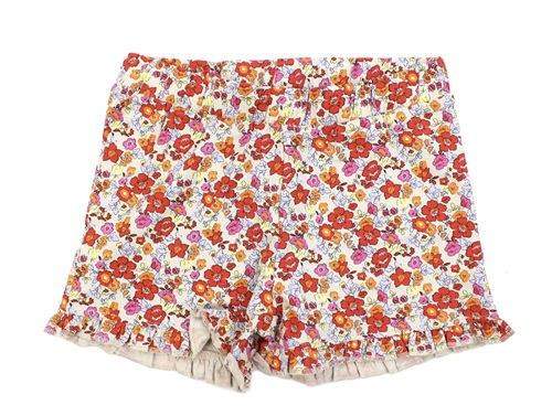 Name It Poppy Red Shorts Blomster - Str. 9y 134cm