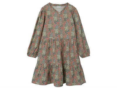 Name It dried sage kjole dried sage print