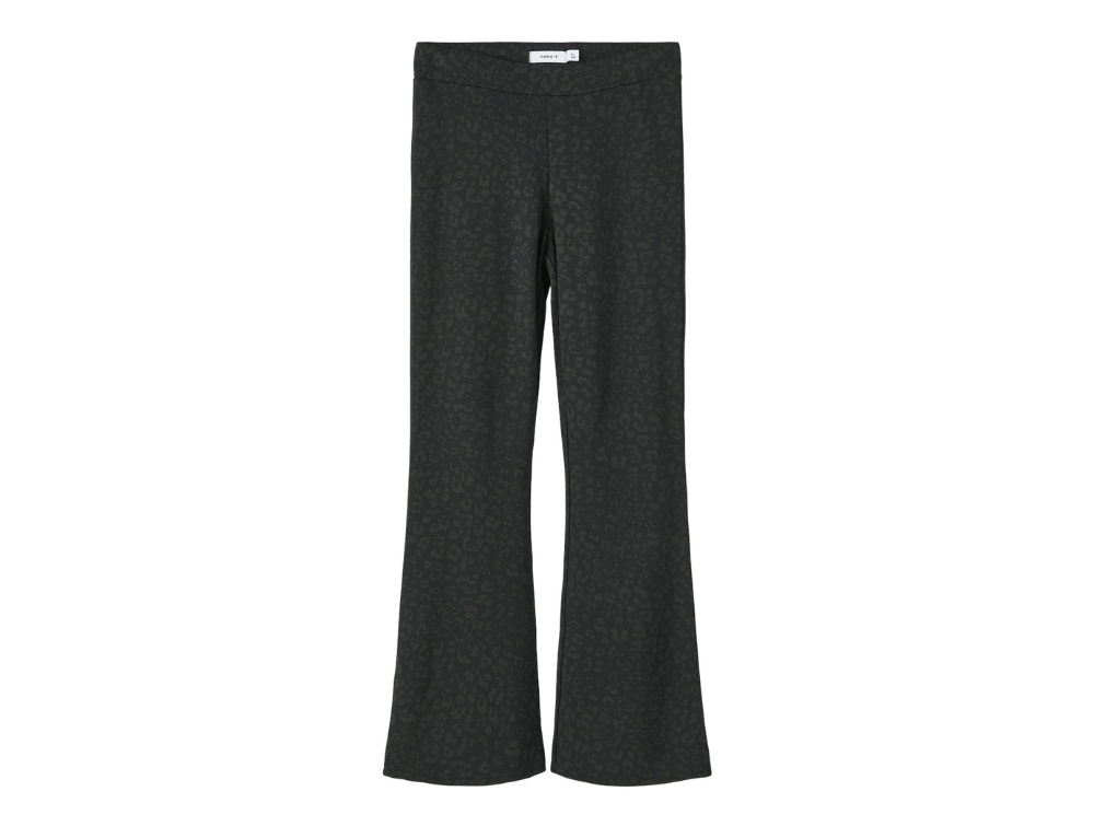 Name It Black Leo Bootcut Bukser - Str. 10y 140cm
