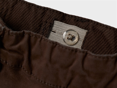 Name It cargo bukser i mørkebrun nuance med lommer