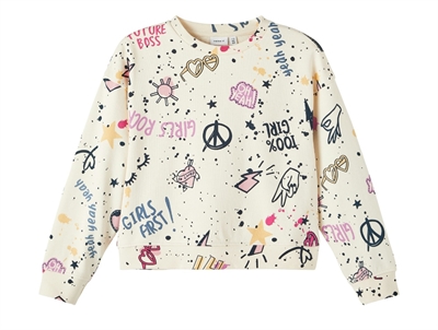 Name It buttercream sweatshirt print