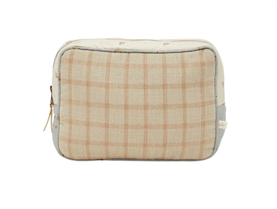 Lil Atelier turtledove toilettaske print