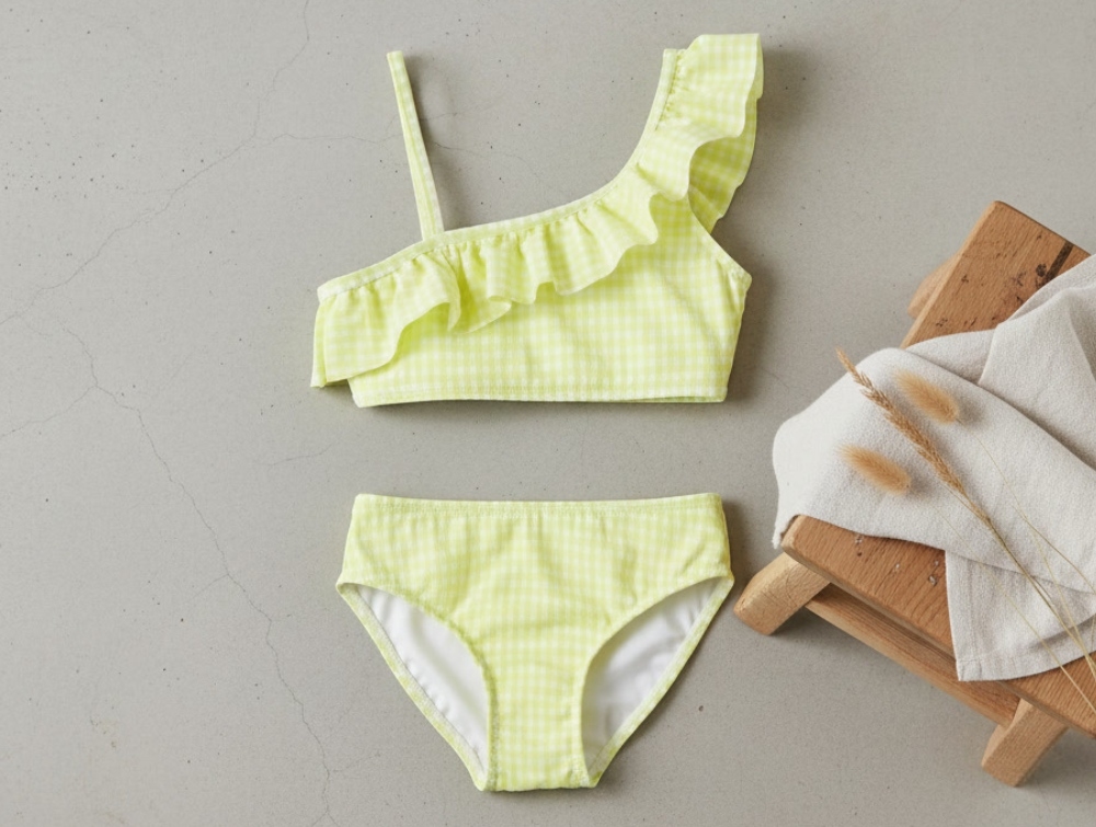 Name It Lemon Tonic Bikini Neon - Str.    5-6y 110/116cm