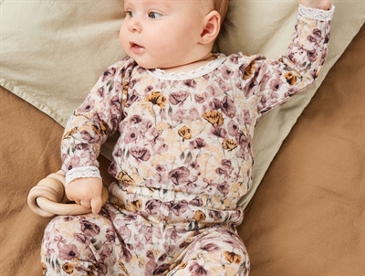 Name It moonbeam blomstret body merinould