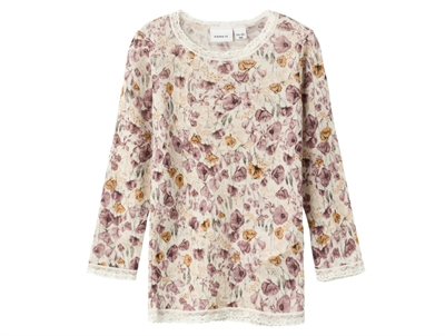 Name It moonbeam blomstret bluse merinould