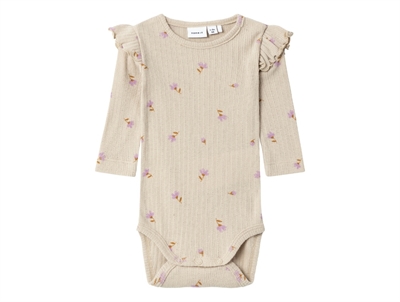 Name It white pepper blomstret body