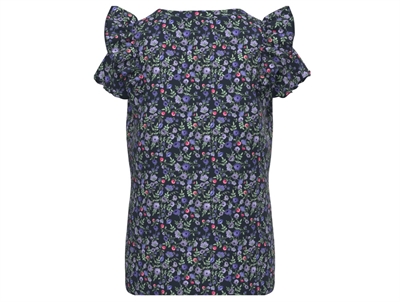 Name It dark sapphire top blomster