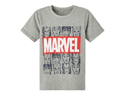 Name It grey melange t-shirt Marvel