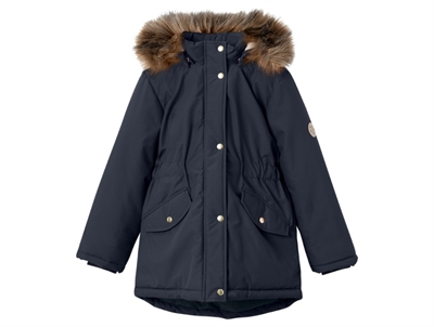 Name It dark sapphire parka vinterjakke