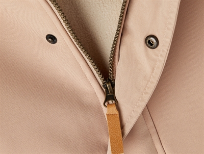 Lil Atelier nougat overgangsjakke soft shell