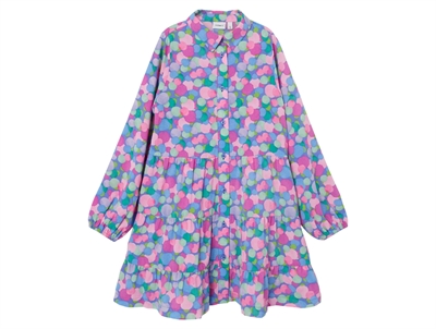 Name It baja blue kjole print