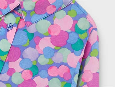 Name It baja blue kjole print