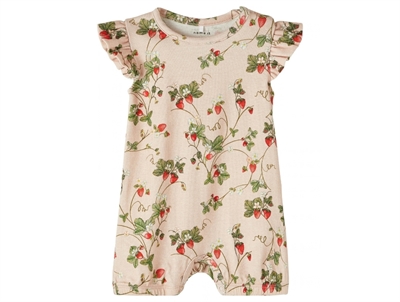 Name It rose smoke sunsuit jordbær