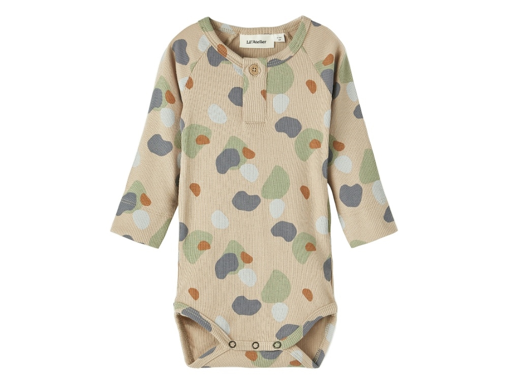 Lil Atelier White Pepper Printet Body - Str. 1m 56cm