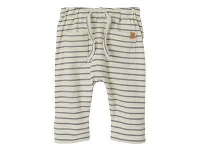 Lil Atelier frost gray bukser striber