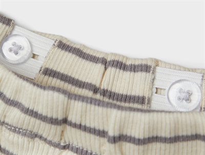 Lil Atelier frost gray bukser striber