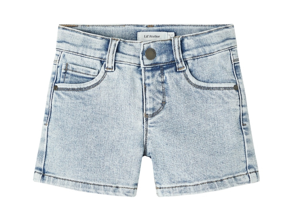 Lil Atelier Light Blue Denim Shorts - Str. 6y 116cm