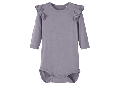 Name It lavender gray body flæser