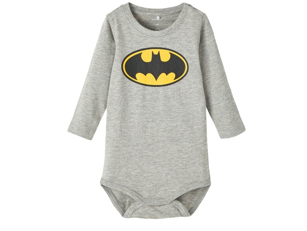Name It Grey Melange Body Batman