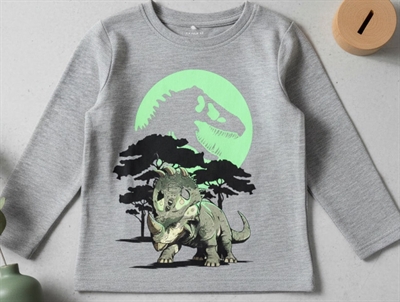 Name It grey melange t-shirt Jurassic World