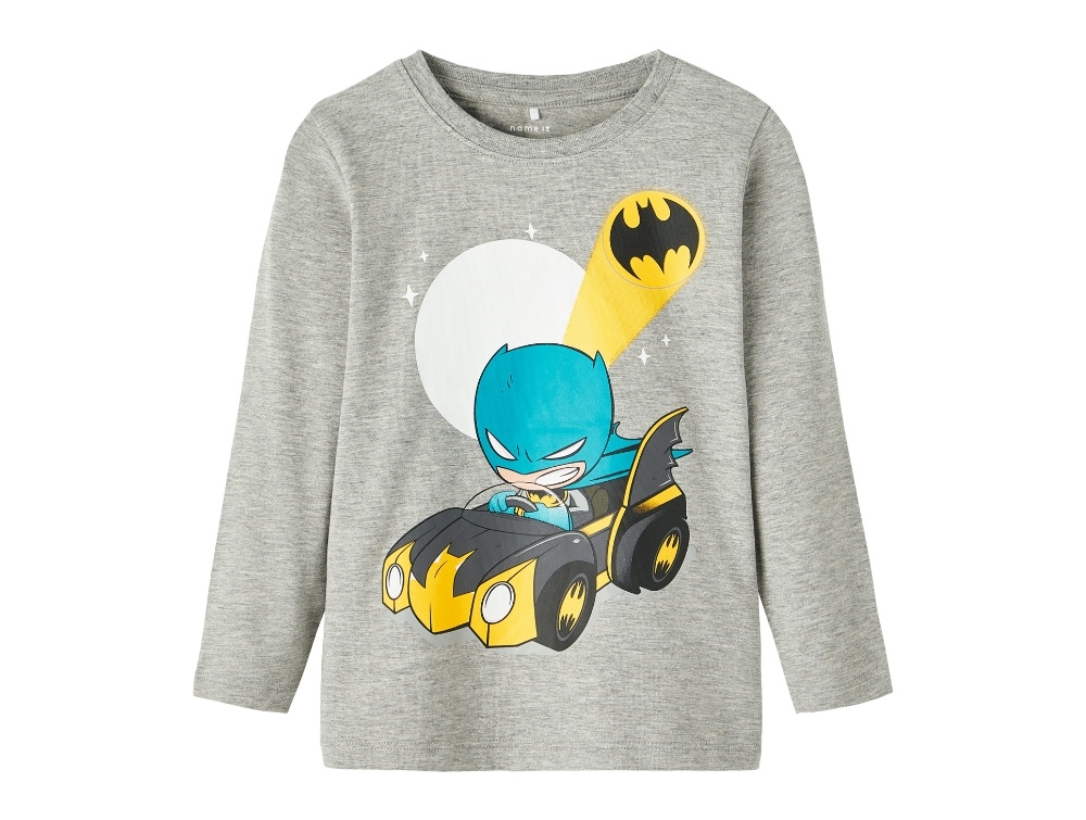 Name It Grey Melange Dc Super Friends T-shirt - Str. 1.5y 86cm
