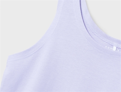 Name It dark sapphire/purple heather cropped tank top (2-pak)